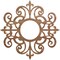 Ekena Millwork Dijon Wood Fretwork Pierced Ceiling Medallion, Walnut, 16"OD x 5 1/4"ID x 1/4"T CMWP16X16X0250DIWA - alternate 1